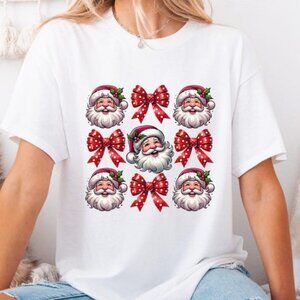 Christmas Cotton Tee, Holiday Xmas Shirt, Festive Unisex T-shirt